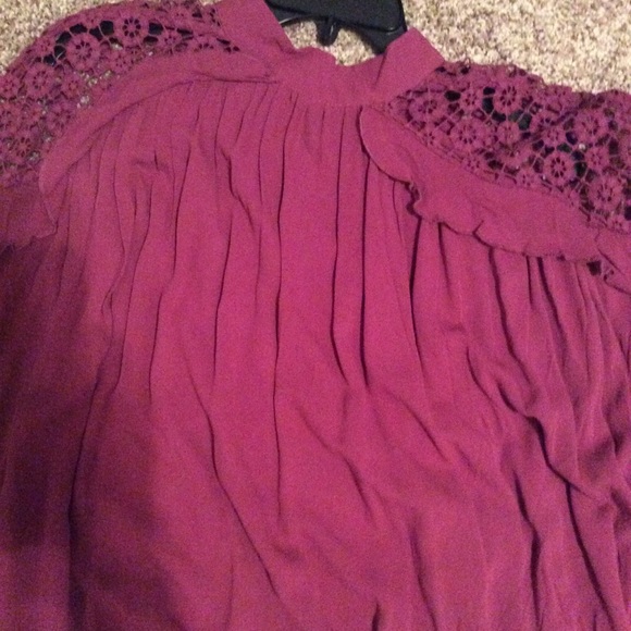 Free People Raspberry Shirt. - Picture 3 of 4